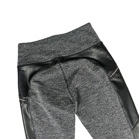 Athleta Leggings Luxe Metro Drifter Grey Herringbone Pull On Womens Small Casual - Picture 15 of 15